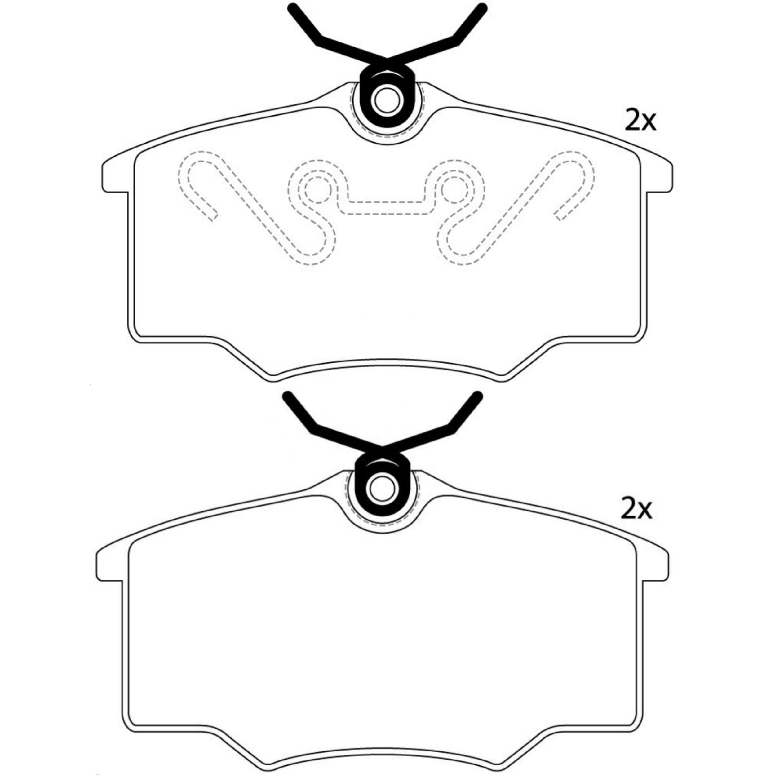 High Performance Factory Auto Parts Brake Pads (Pastillas De Freno) OEM Disc D1173/wva 23546/23547 Is Front Axle Brake